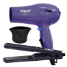 Conair Flat Iron and Hair Dryer Kit 247CS80NAL 110V Violet
