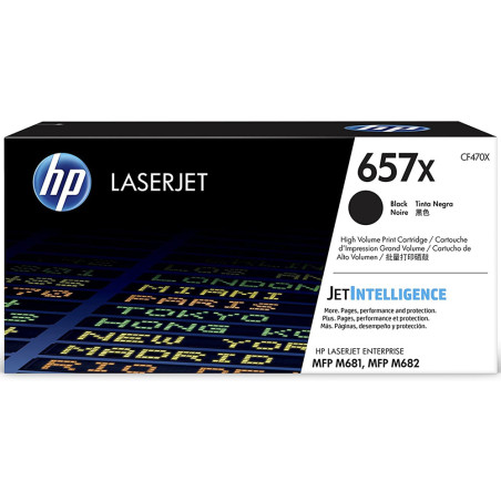 HP Toner 657X Black CF470X - 23,000 pages - JetIntelligence