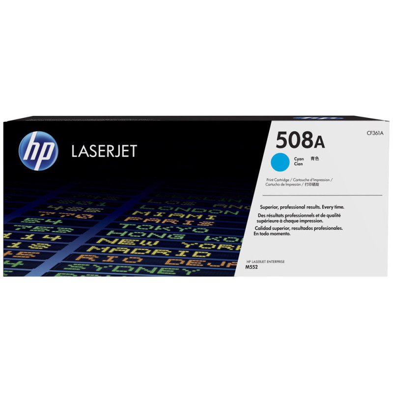 Toner HP 508A Ciano CF361A – Toner Original 5000 páginas