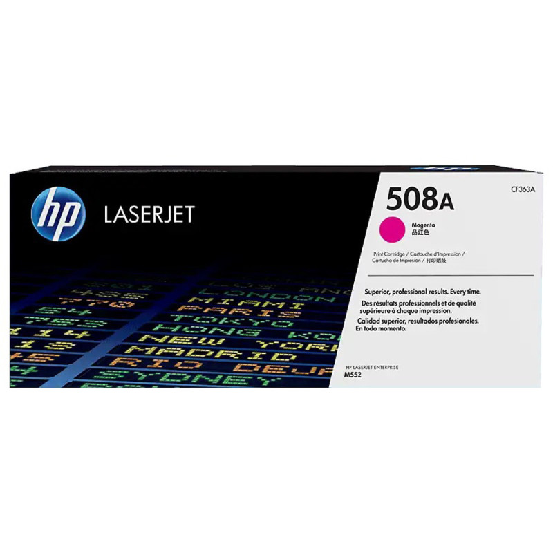HP Toner 508A Magenta CF363A - 5,000 pages, LaserJet