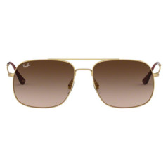 Óculos Ray Ban Feminino RB3595 901313 59 - Gold Brown