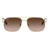 Óculos Ray Ban Feminino RB3595 901313 59 - Gold Brown