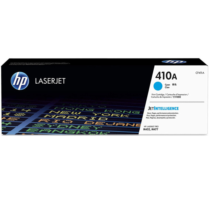 Toner 410A HP Cian CF411A - 2.300 páginas JetIntelligence