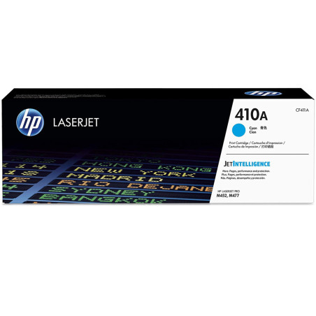Toner HP 410A Ciano CF411A - 2.300 páginas JetIntelligence