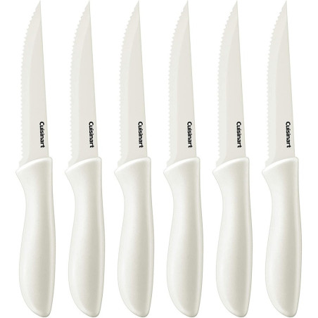 Jogo De Facas De Serra Cuisinart C55-6PCSW Ceramic Branco - 6 Peças