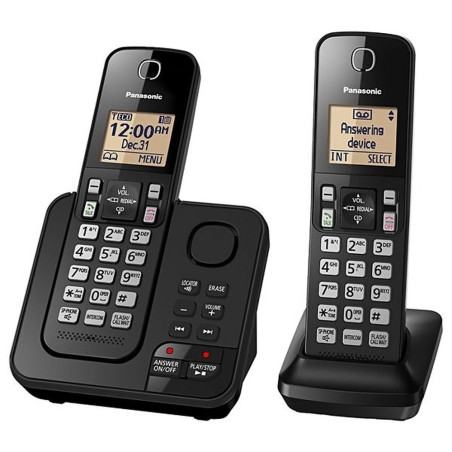 TELEFONE PANASONIC KX-TGC362LAB 2 HANDSETS CORDLESS 110 - KX-TGC362LAB