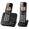 TELEFONE PANASONIC KX-TGC362LAB 2 HANDSETS CORDLESS 110 - KX-TGC362LAB