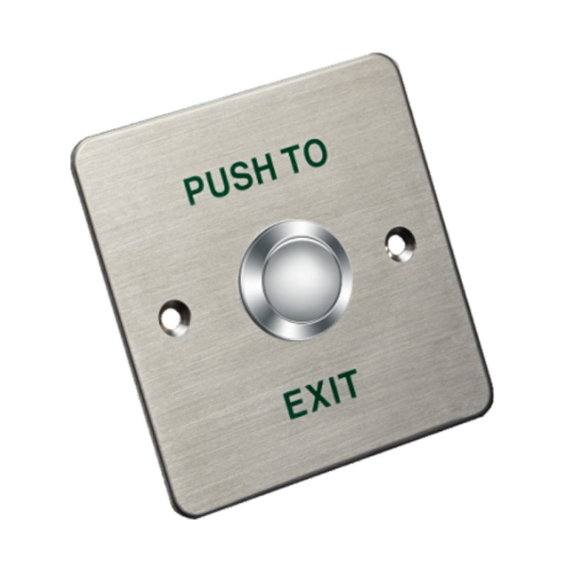 Botão De Abertura E Saída De Porta Vizzion DS-K7P01 Metal