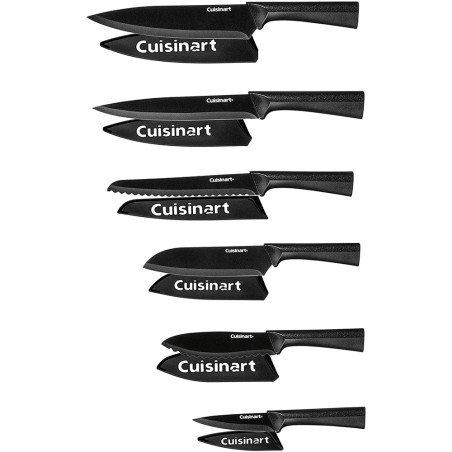 Jogo De Facas Cuisinart C55-12PMB Preto 12 Peças