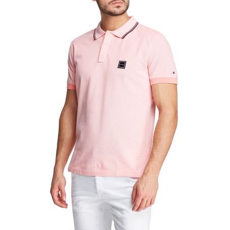 Camiseta Tommy Hilfiger Polo Masculino MW0MW12561-TH8-00 S Pink Grapefruit