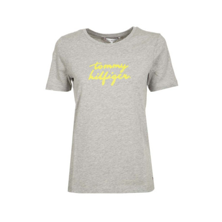 Camiseta Tommy Hilfiger Feminina WW0WW26661-PYT L Light Grey