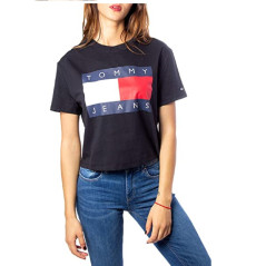 Camiseta Tommy Hilfiger Feminina M/C DW0DW07153-BBU-00 L...