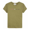Camiseta Tommy Hilfiger Infantil Feminina M/C KG0KG04885-MRV-0 10 Martini Olive