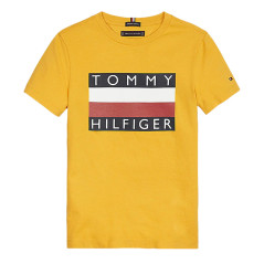 Camiseta Tommy Hilfiger Infantil Masculino  M/C...