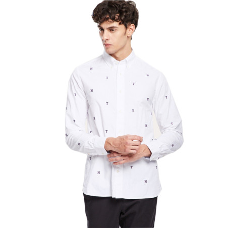 Camisa Tommy Hilfiger Masculino MW0MW12628-YBR-00 S Branco