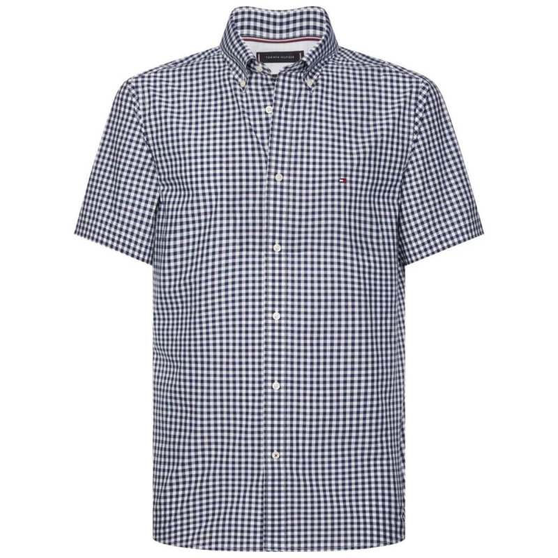 Camisa Tommy Hilfiger Masculino MW0MW12678-0MU-00 M Desert Sky / White