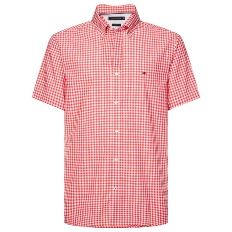 Camisa Tommy Hilfiger Masculino MW0MW12678-0QK-00 M Vintage Red / White