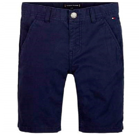 Short Tommy Hilfiger Infantil Masculino KB0KB05371-CBK-03 12 - Black Iris