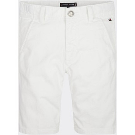 Short Tommy Hilfiger Infantil Masculino KB0KB05371-YAF-01 12 - Bright White