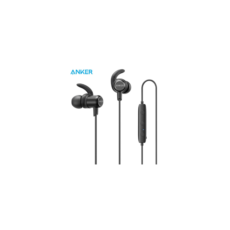 Fone Anker SoundBuds Sport Wireless com Microfone A3233H11 Preto