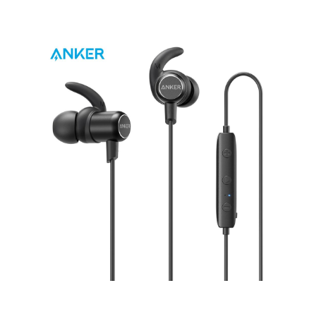 Fone Anker SoundBuds Sport Wireless com Microfone A3233H11 Preto