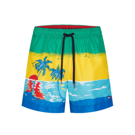 Short De Praia Tommy Hilfiger Masculino UM0UM01475-0GY-01 S - Beach Engineered