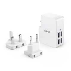 Carregador de Parede Anker 4 Portas Powerport 4 27W...