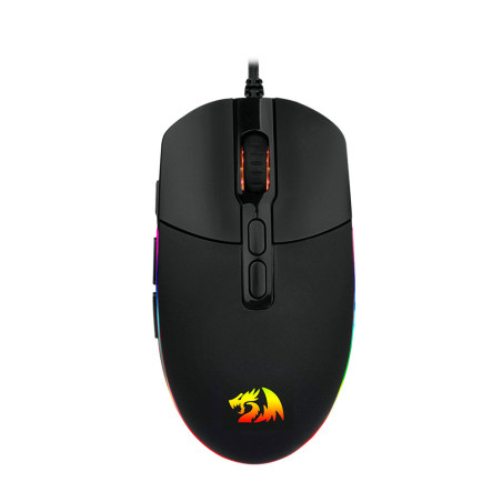 Mouse Gamer USB Redragon Invader M719 10.000 DPI RGB - Preto