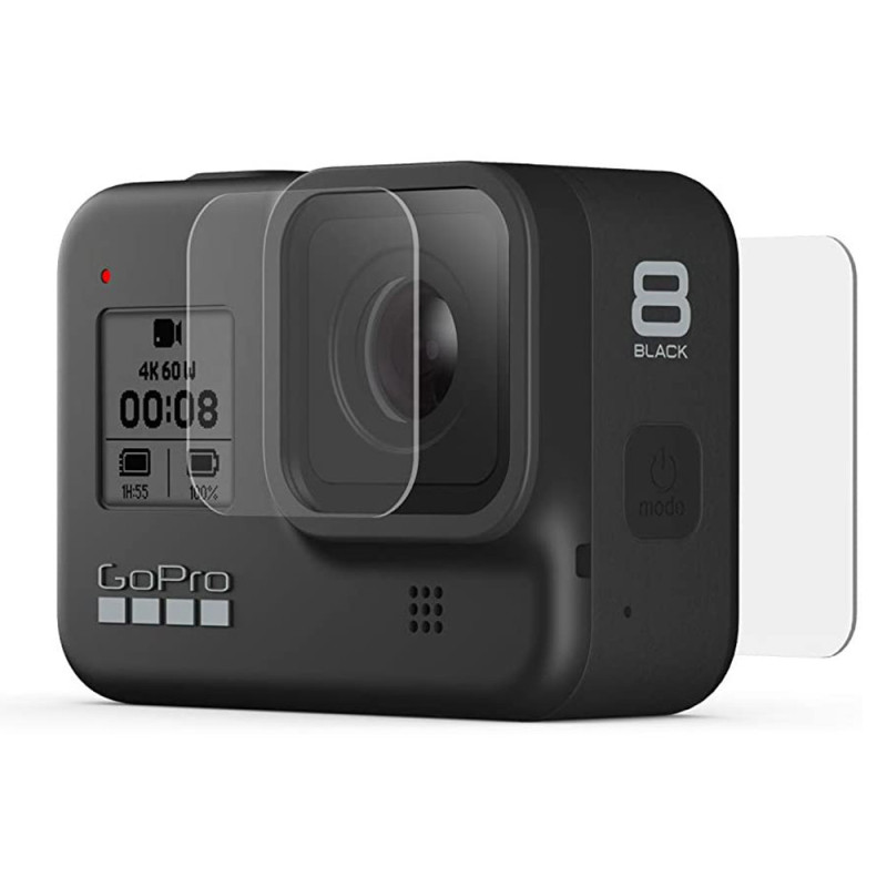 Protetor De Tela E Protetor De Lente GoPro Para HERO8 - AJPTC-001