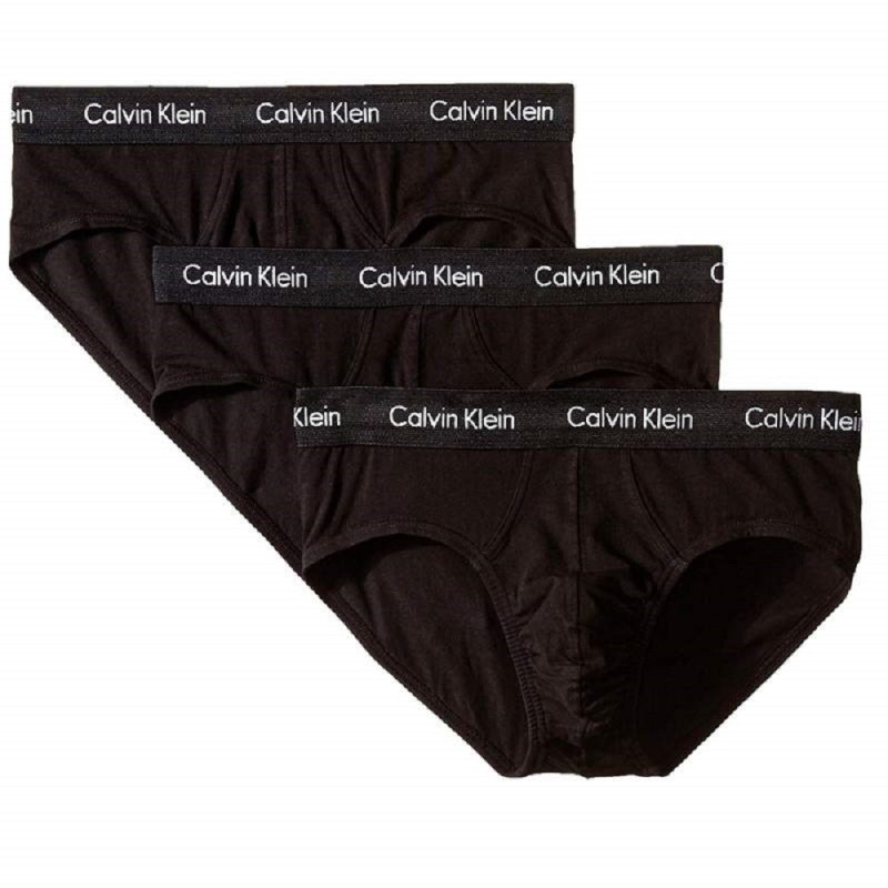 Cueca Calvin Klein Masculino NU2661-001 M - Preto - 3 Peças