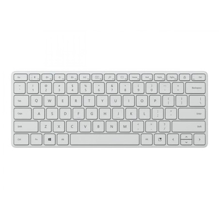 Teclado Compacto Microsoft Bluetooth Espanhol Glacier - 21Y-00033
