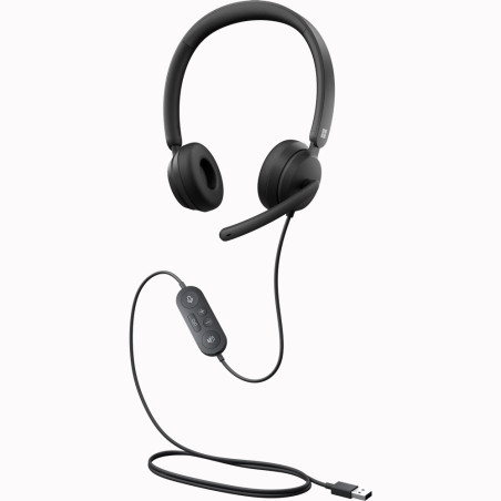 Fone de Ouvido para Empresas Microsoft 6IG-00001 USB - Preto
