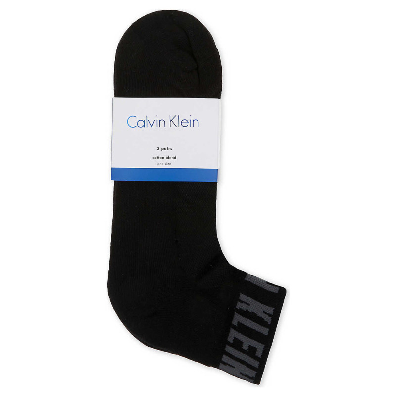 Calvin Klein Men's Socks ECA376-001-4046 Black - 79% Cotton