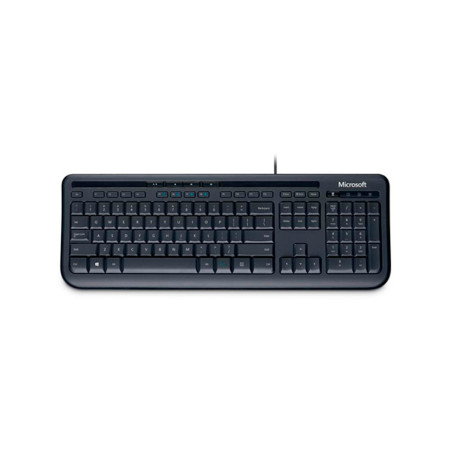 Microsoft 600 ABNT USB Compact Keyboard - Black - ANB-00005