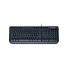 Microsoft 600 ABNT USB Compact Keyboard - Black - ANB-00005