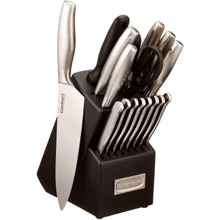 Jogo de Facas Cuisinart C77SS-17P Inox - 17 Peças