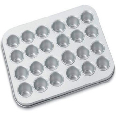 Cuisinart Mini Muffin Pan 24 Cup AMB 24MMP 38 cm Silver