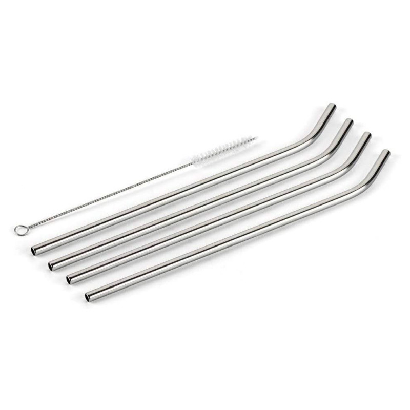 Kit Canudos Dobrado Cuisinart Inox 6 Peças Prata - CTG-00-SSSB