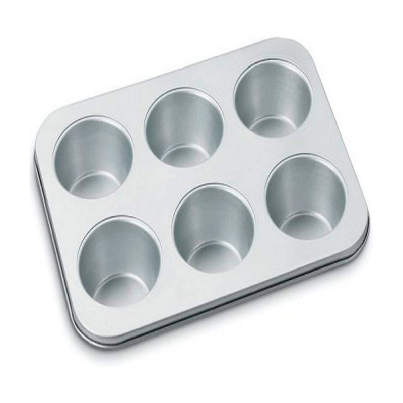 Bandeja Antiaderente Cuisinart AMB-6JMP Para 6 Cupcake - Prata