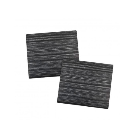 Jogo de Tapetes Cuisinart Falsa Madeira Preto 2 Peças - CCM-2PW