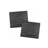 Jogo de Tapetes Cuisinart Falsa Madeira Preto 2 Peças - CCM-2PW