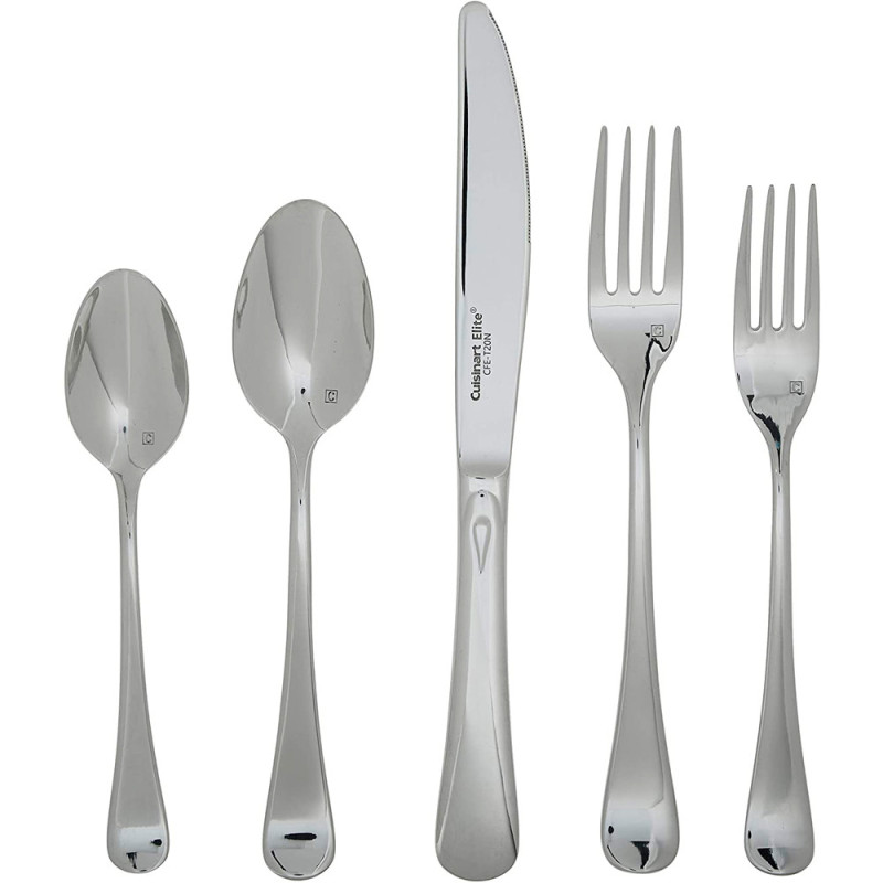 Jogo de Talheres Cuisinart CFE-T20N Trevoux Collection Inox 20 Peças