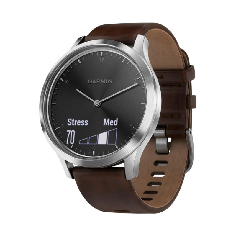 RELOGIO GARMIN VIVOMOVE HR  WW  PREMIUM  BLACK SILVER - 753759184667