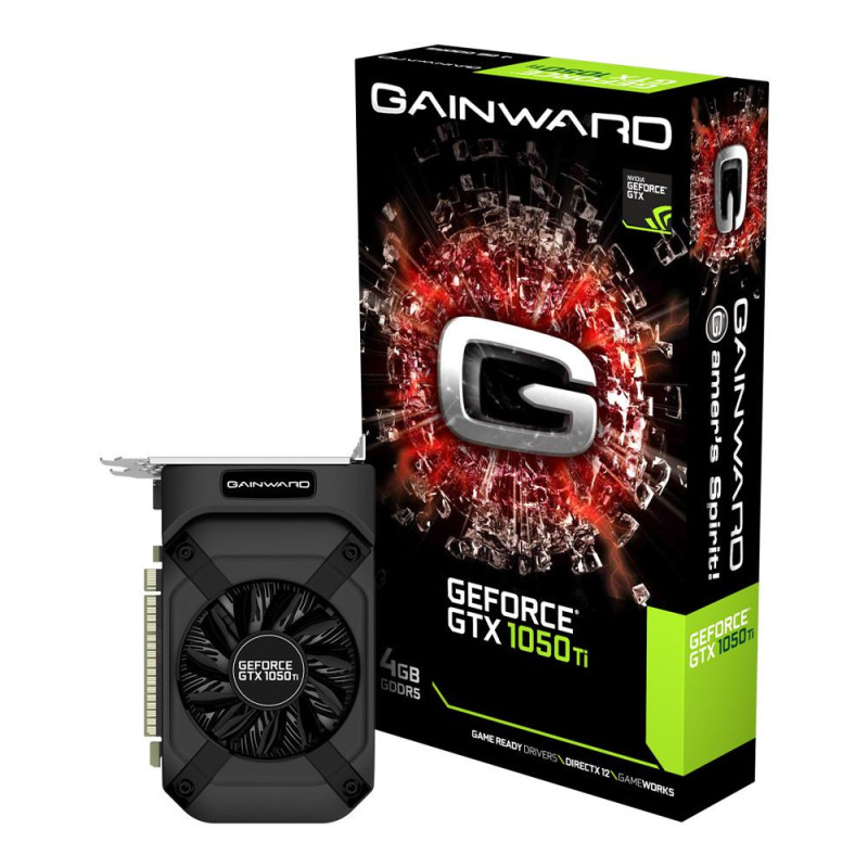 Placa De Vídeo GAINWARD GeForce GTX1050TI 4GB GDDR5 VGA PCIX 128BIT DVI HDMI DP - NE5105T018G1-1070F