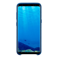 Capa Samsung para Galaxy S8 Alcantara Cover - Azul EF-XG950