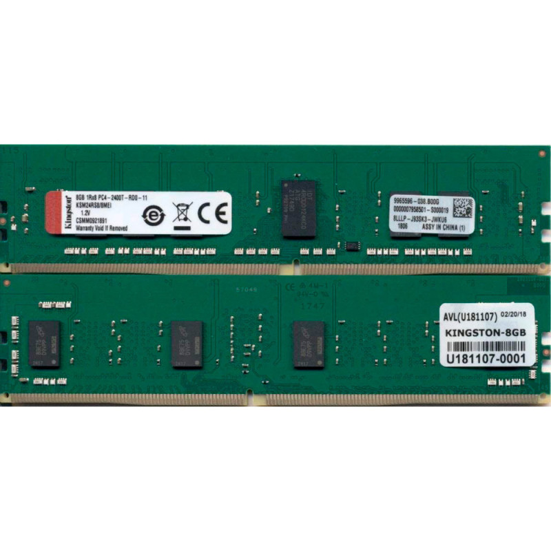 Memoria RAM Kingston DDR4  8 GB 2400MHz Server Premier -KSM24RS8/8MEI