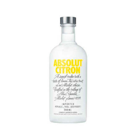Absolut Vodka Citron 200 ml - Lemon-flavored vodka 40%