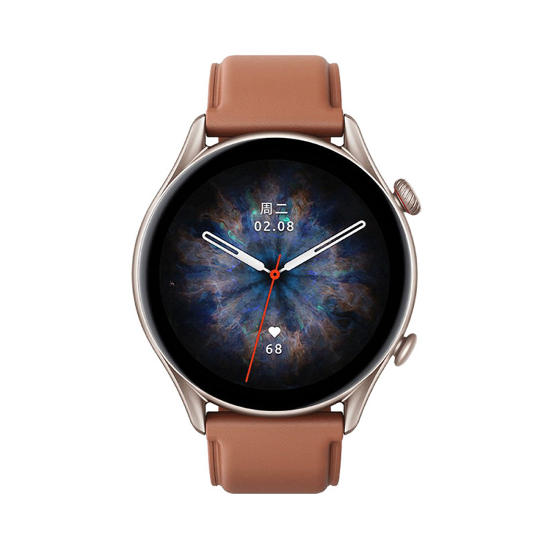 Smartwatch Amazfit GTR 3 Pro A2040 Bluetooth e GPS - Brown Leather W2040OV1N