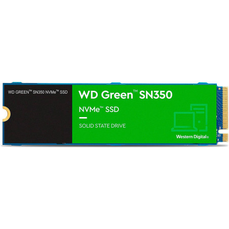 SSD Interno WD SN350 NVME M.2 480 GB Green - WDS480G2G0C