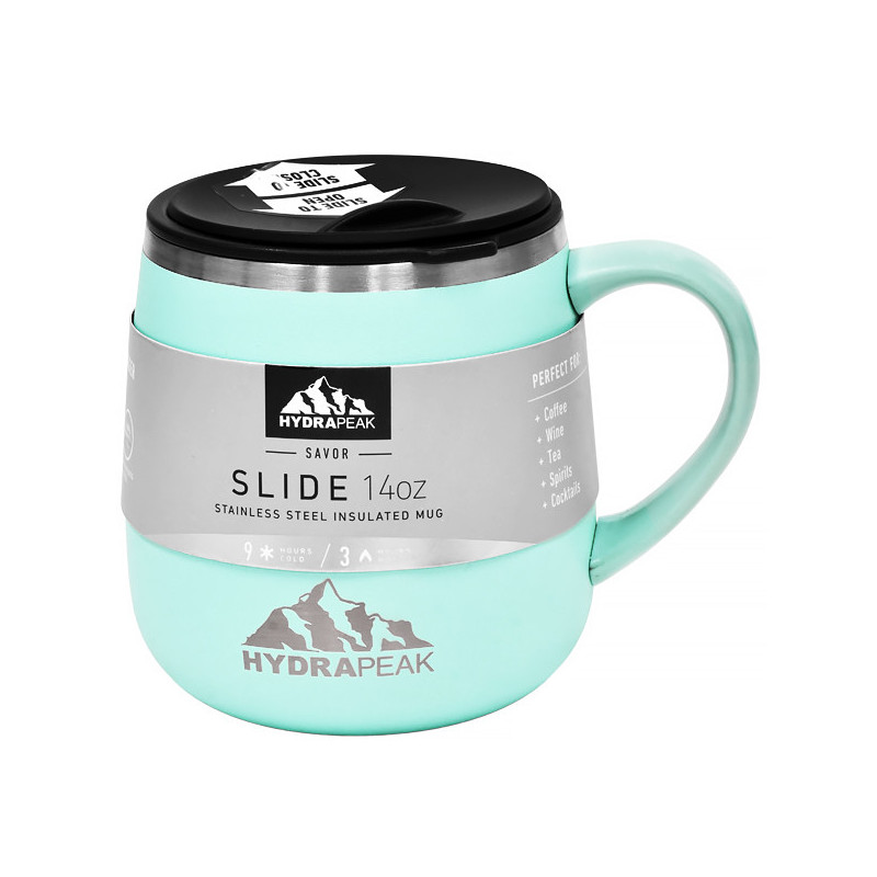 Hydrapeak Thermal Mug HP-SLIDE-14 414ML - Agua Stainless
